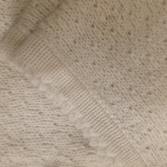 Exquisite Heirloom Alpaca Baby Blanket beige - Picture 3 of 4